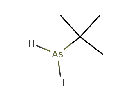Molecular Structure of 4262-43-5 (Tertiarybutylarsine)
