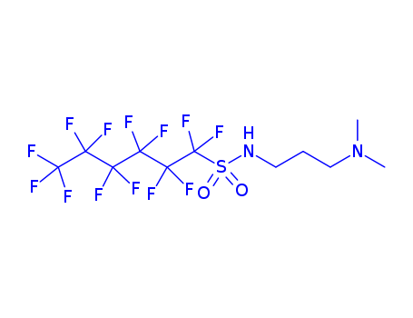 N-[3-(dimethylamino)propyl]tridecafluorohexanesulphonamide