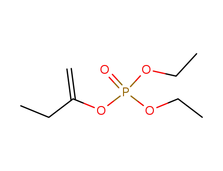Molecular Structure of 50522-98-0 (Phosphoric acid diethyl(1-methylenepropyl) ester)