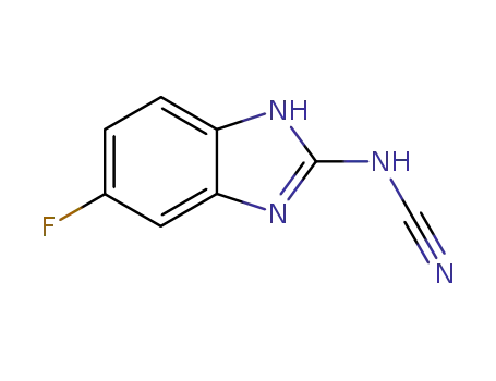 시안아미드, (5-플루오로-1H-벤즈이미다졸-2-일)-(9CI)
