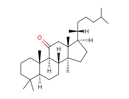 Molecular Structure of 50633-28-8 (Lanostan-11-one)