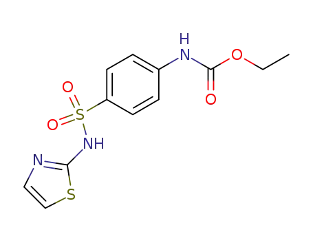 Molecular Structure of 50910-46-8 (ethyl 4-[(1,3-thiazol-2-ylamino)sulfonyl]phenylcarbamate)