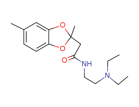 N-(2-diethylaminoethyl)-2-(2,5-dimethyl-1,3-benzodioxol-2-yl)acetamide;2-hydroxypropane-1,2,3-tricarboxylic acid
