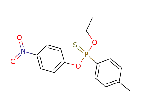 Molecular Structure of 4268-95-5 (O-ethyl O-(4-nitrophenyl) (4-methylphenyl)phosphonothioate)