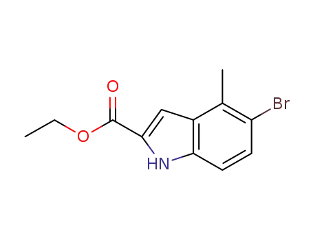 1H-Indole-2-carboxylic acid, 5-bromo-4-methyl-, ethyl ester