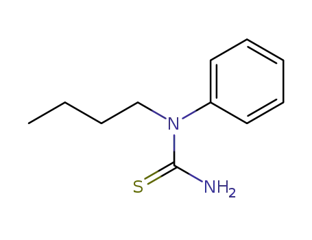 Molecular Structure of 4292-71-1 (Thiourea,  N-butyl-N-phenyl-)