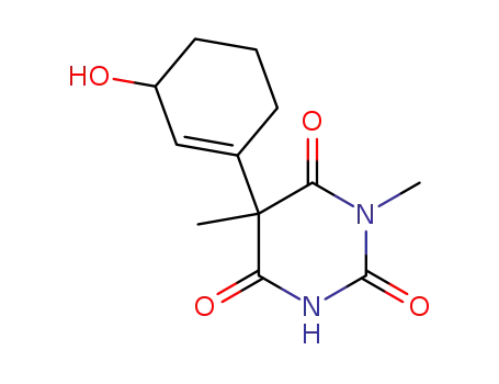 Molecular Structure of 427-29-2 (3'-hydroxyhexobarbital)
