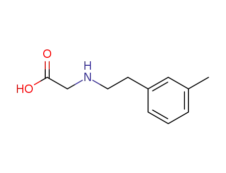 Molecular Structure of 861321-92-8 (<i>N</i>-(3-methyl-phenethyl)-glycine)