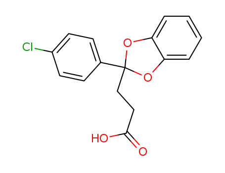 2-(p-クロロフェニル)-1,3-ベンゾジオキソール-2-プロピオン酸