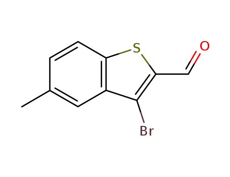 Molecular Structure of 50563-02-5 (3-BroMo-5-Methylbenzo[b]thiophene-2-carbaldehyde)