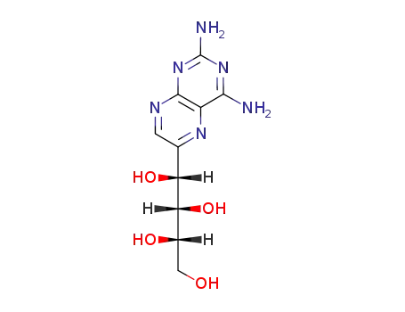 Molecular Structure of 36093-90-0 ((1<i>R</i>)-1-(2,4-diamino-pteridin-6-yl)-L-threitol)