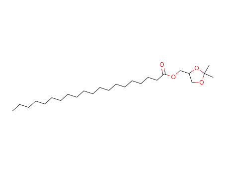 Molecular Structure of 57156-96-4 (Icosanoic acid 2,2-dimethyl-1,3-dioxolan-4-ylmethyl ester)