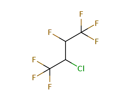 Molecular Structure of 507453-83-0 (2-CHLORO-1,1,1,3,4,4,4-HEPTAFLUOROBUTANE)