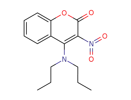 Molecular Structure of 50527-32-7 (4-(dipropylamino)-3-nitro-2H-chromen-2-one)