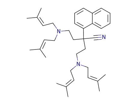 α,α-ビス[2-[ビス(3-メチル-2-ブテニル)アミノ]エチル]-1-ナフタレンアセトニトリル