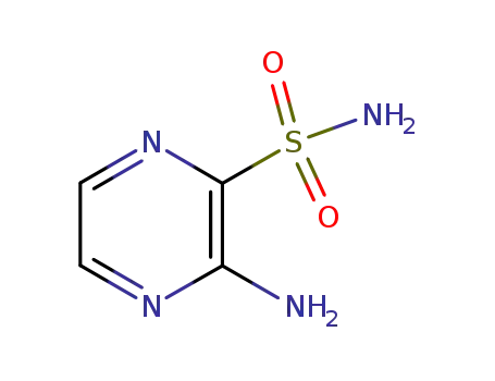 Pyrazinesulfonamide, 3-amino- (9CI)
