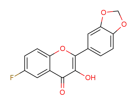 플라본, 6-플루오로-3-하이드록시-3',4'-(메틸렌디옥시)-