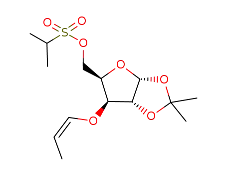 propane-2-sulfonic acid 2,2-dimethyl-6-propenyloxy-tetrahydro-furo[2,3-<i>d</i>][1,3]dioxol-5-ylmethyl ester