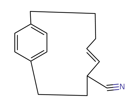 (E)-Bicyclo[8.2.2]tetradeca-5,10,12(1),13-tetraene-4-carbonitrile