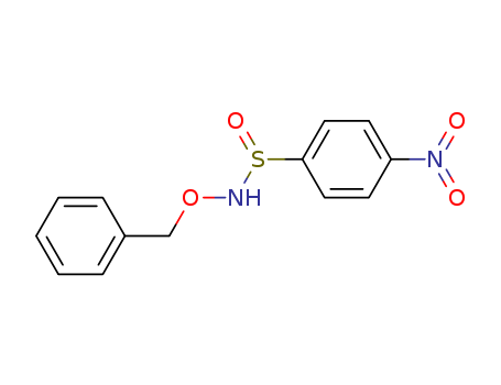 Benzenesulfinamide,4-nitro-N-(phenylmethoxy)- cas  42860-55-9