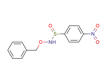 4-nitro-N-phenylmethoxybenzenesulfinamide