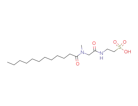 2-[[2-(dodecanoyl-methyl-amino)acetyl]amino]ethanesulfonic acid