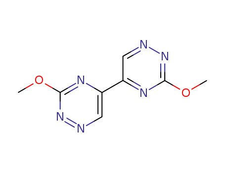 Molecular Structure of 42836-87-3 (3,3'-Dimethoxy-5,5'-bi-1,2,4-triazine)