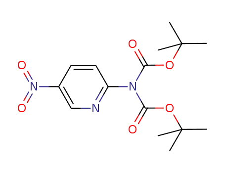 Molecular Structure of 509150-43-0 (IMidodicarbonic acid, 2-(5-nitro-2-pyridinyl)-, 1,3-bis(1,1-diMethylethyl) ester)