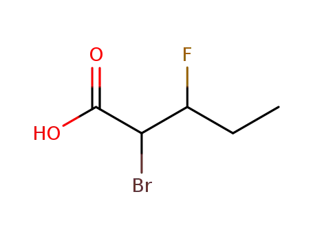 2-bromo-3-fluoropentanoic acid