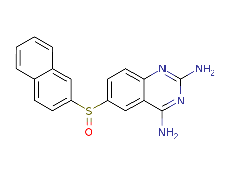 2,4-Quinazolinediamine,6-(2-naphthalenylsulfinyl)- cas  51123-77-4