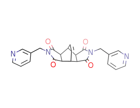 4,10-bis(3-pyridinylmethyl)-4,10-diazatetracyclo[5.5.2.0~2,6~.0~8,12~]tetradec-13-ene-3,5,9,11-tetrone