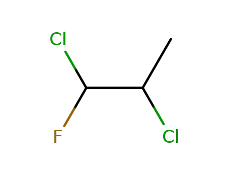 Molecular Structure of 7799-55-5 (1,2-dichloro-1-fluoro-propane)