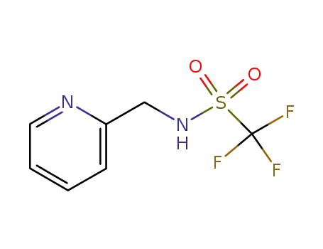 Molecular Structure of 51061-76-8 (N-(2-Pyridylmethyl)trifluoromethanesulfonamide)