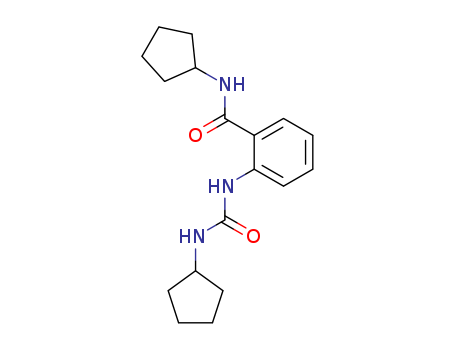 Benzamide,N-cyclopentyl-2-[[(cyclopentylamino)carbonyl]amino]-
