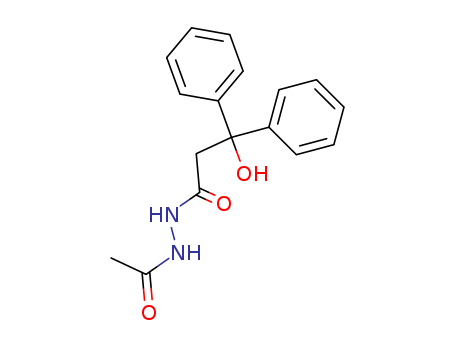 Benzenepropanoic acid, b-hydroxy-b-phenyl-, 2-acetylhydrazide cas  511-41-1
