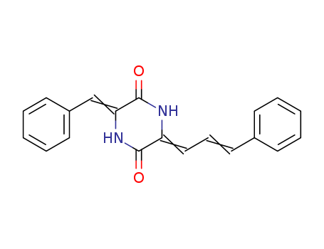 2,5-Piperazinedione,3-(phenylmethylene)-6-(3-phenyl-2-propen-1-ylidene)- cas  51245-21-7