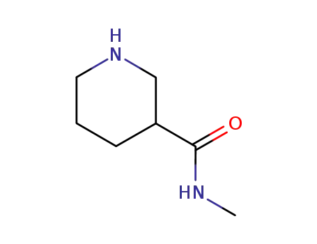 Molecular Structure of 5115-98-0 (PIPERIDINE-3-CARBOXYLIC ACID METHYLAMIDE)
