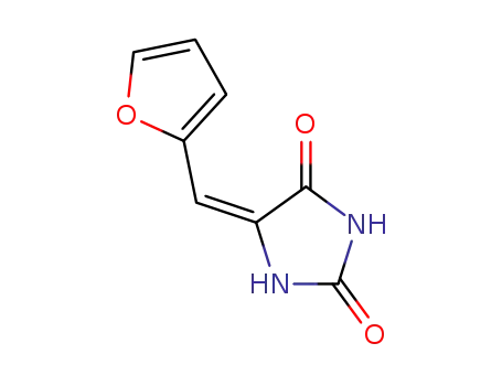 Molecular Structure of 80242-64-4 (5-(2-furylmethylene)imidazolidine-2,4-dione)