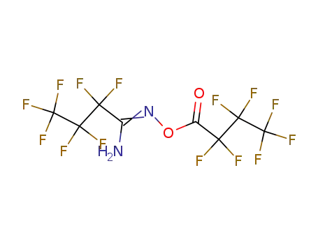 2,2,3,3,4,4,4-heptafluoro-<i>N</i>-heptafluorobutyryloxy-butyramidine