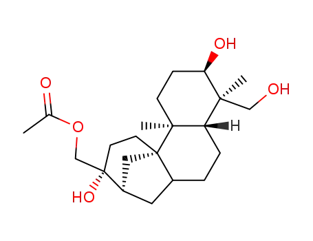 Molecular Structure of 51103-57-2 (aphidicolin-17-monoacetate)