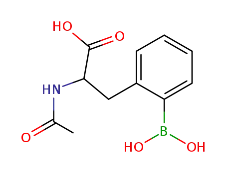 2-アセチルアミノ-3-(o-ボロノフェニル)プロピオン酸