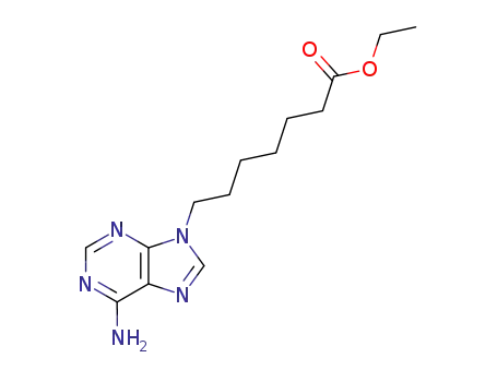 N<sup>9</sup>-(ω-ethoxycarbonyl-n-hexyl)adenine