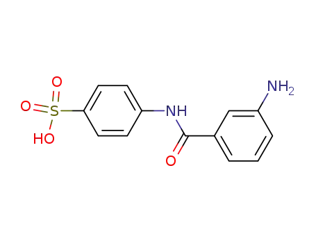Molecular Structure of 43035-23-0 (4-[(3-aminobenzoyl)amino]benzenesulfonic acid)