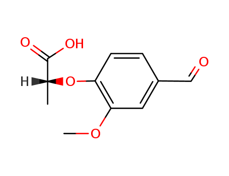 2-(4-formyl-2-methoxyphenoxy)propanoic acid(SALTDATA: FREE)