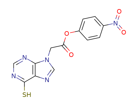9H-Purine-9-aceticacid, 1,6-dihydro-6-thioxo-, 4-nitrophenyl ester