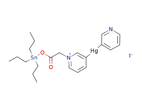 [1-(carboxymethyl)-1,2-dihydropyridin-3-yl](pyridin-3-yl)mercury - tripropylstannanyl (1:1)