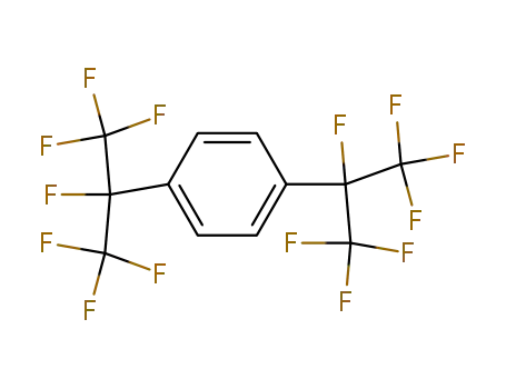 Molecular Structure of 51114-12-6 (1,4-BIS(HEPTAFLUOROISOPROPYL)BENZENE)