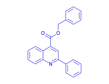 Molecular Structure of 433305-43-2 (benzyl 2-phenyl-4-quinolinecarboxylate)