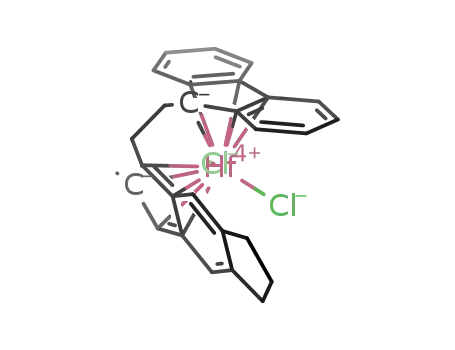 Molecular Structure of 433714-61-5 ([1-(9-FLUORENYL)-2-(5,6-CYCLOPENTA-2-METHYL-1-INDENYL)ETHANE]HAFNIUM DICHLORIDE)