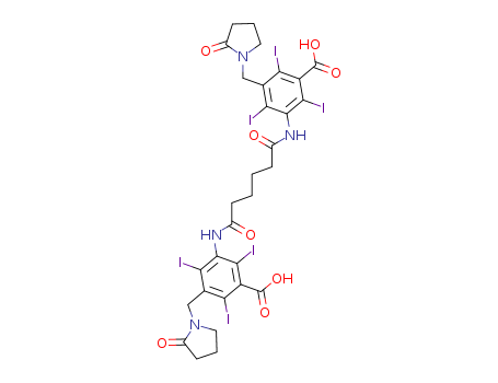 3-[5-[[3-CARBOXY-2,4,6-TRIIODO-5-[(2-OXOPYRROLIDIN-1-YL)METHYL]PHENYL]CARBAMOYL]PENTANOYLAMINO]-2,4,6-TRIIODO-5-[(2-OXOPYRROLIDIN-1-YL)METHYL]BENZOIC ACID